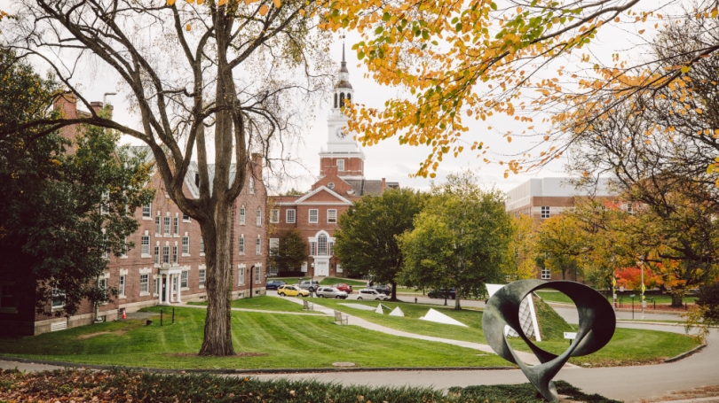 Fall foliage on the Dartmouth campus